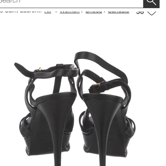 YVES SAINT LAURENT
Leather T-Strap Sandals
Size: 9 | IT 39 - Picture 4 of 7